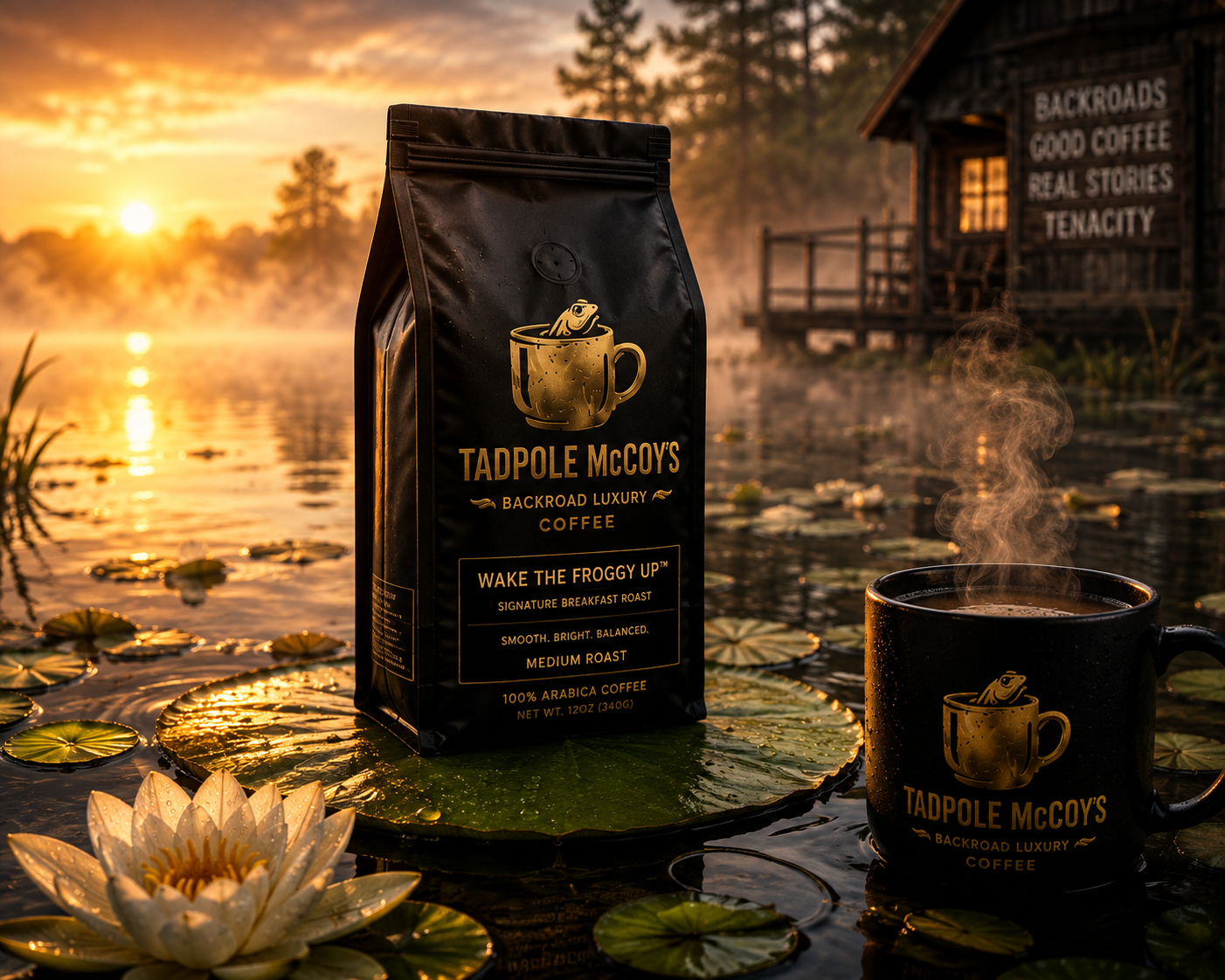 Tadpole McCoy's Wake The Froggy Up coffee bag